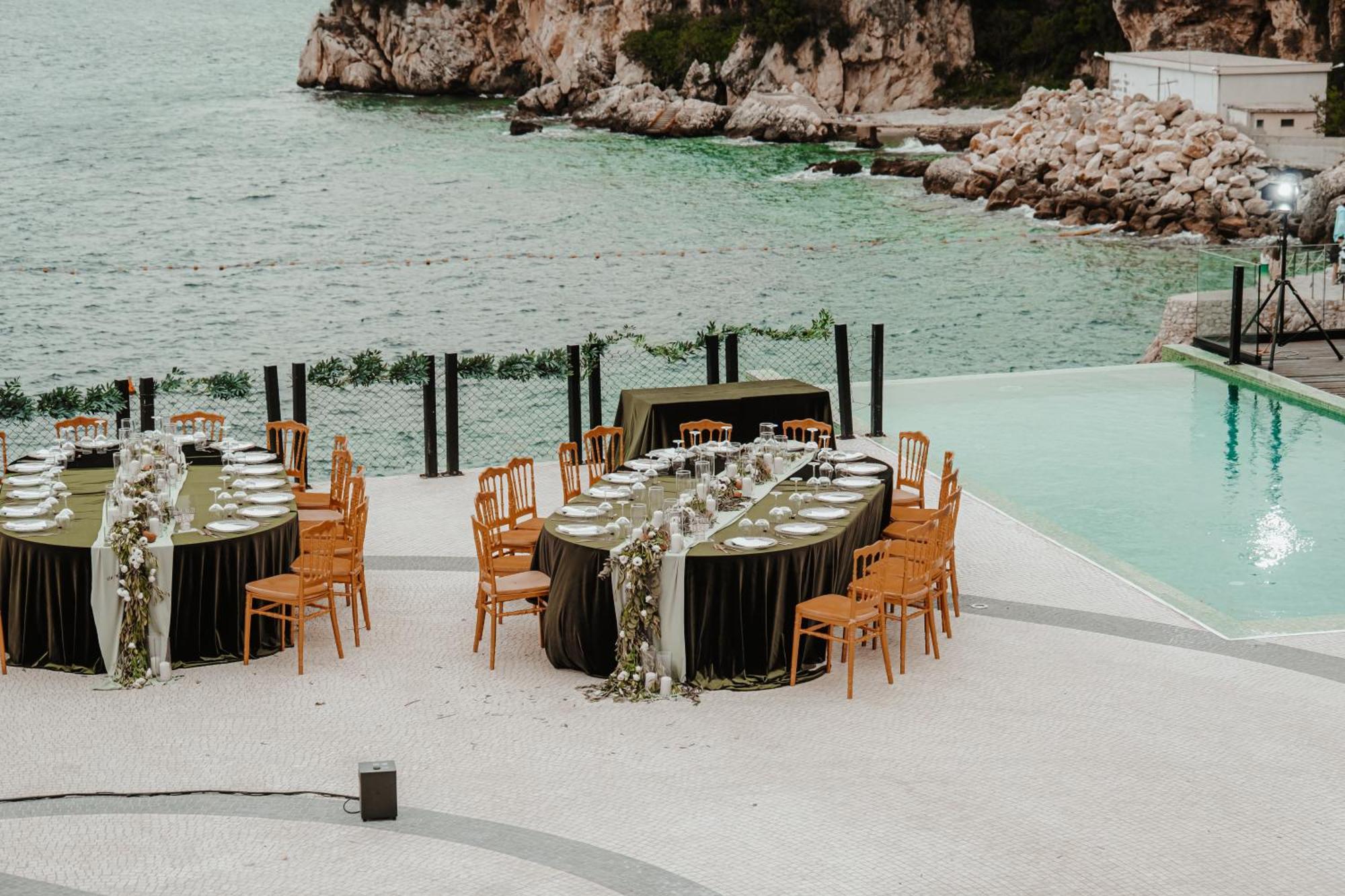 Maritim Marina Bay Resort Spa & Casino Adult Friendly Влёра Экстерьер фото Wedding reception at the Hotel de la Plage, 2019